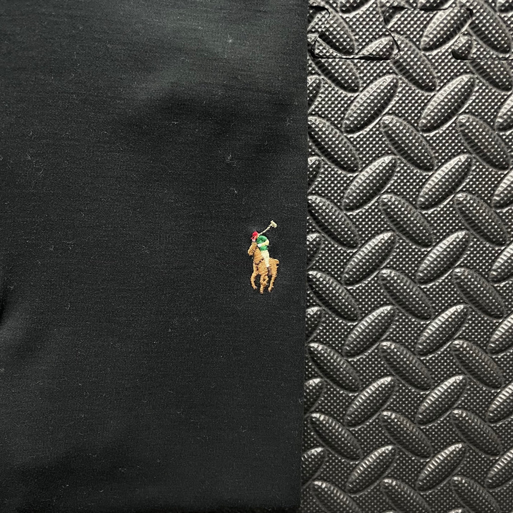 Ralph Lauren Black Polo Shirt | Men’s Slim Fit XXL / 3793