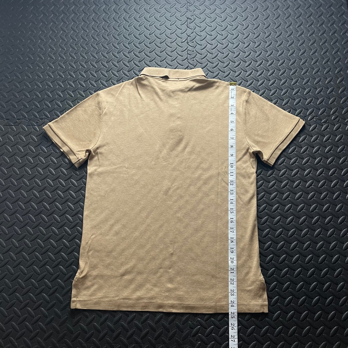Ralph Lauren Beige Polo Shirt | Men’s Slim Fit M / 3631