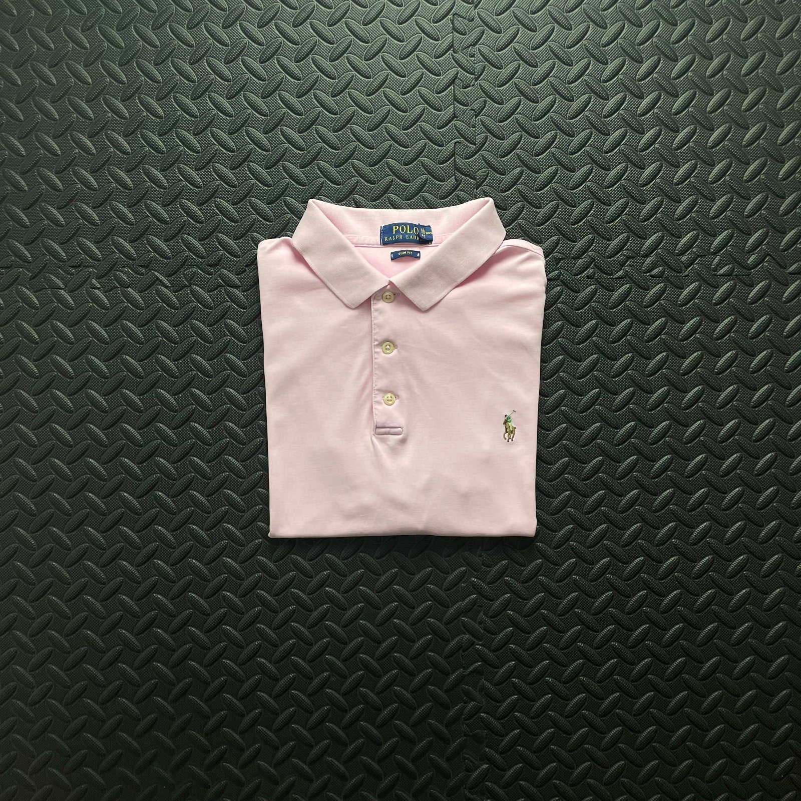 Ralph Lauren Rose Pink Polo Shirt | Men’s Slim Fit L / 3435