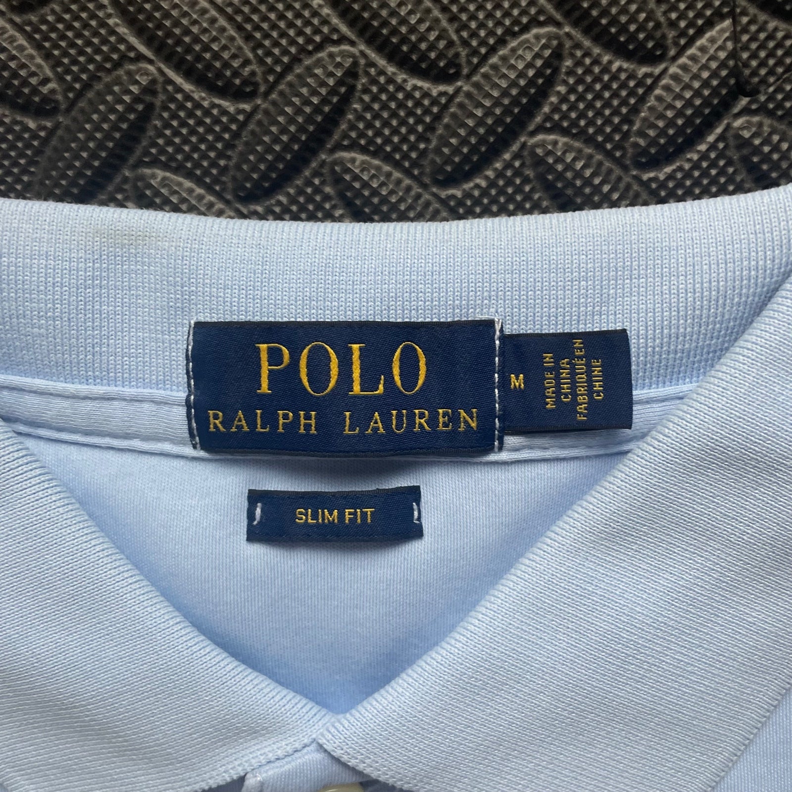Ralph Lauren Light Blue Polo Shirt | Men’s Slim Fit M / 3399