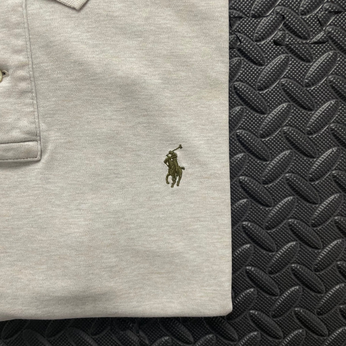 Ralph Lauren Beige Polo Shirt | Men’s Custom Slim Fit L / 3709