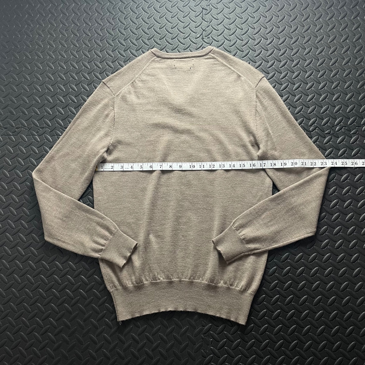 Ralph Lauren Beige V-Neck Jumper | Men’s Classic Fit XS / 3760