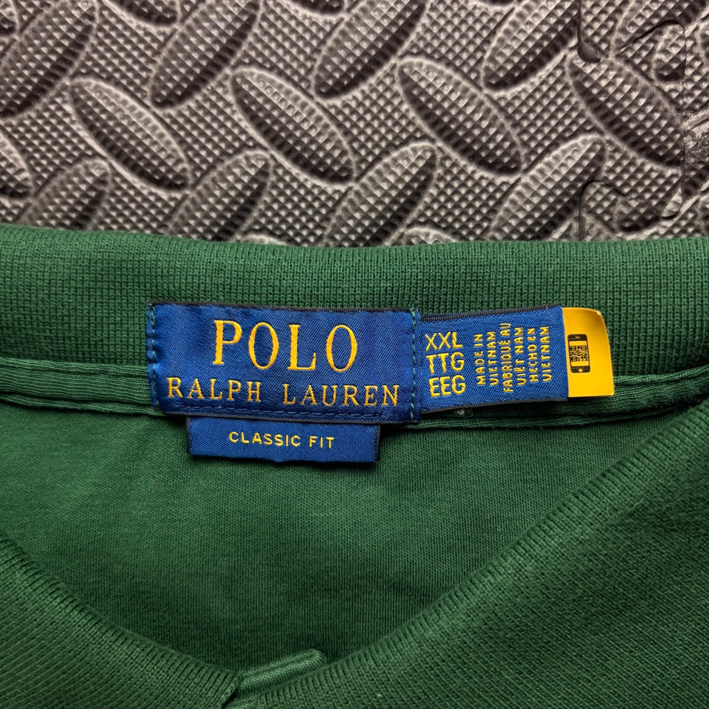 Ralph Lauren Dark Green Polo Shirt | Men’s Classic Fit XXL / 3825