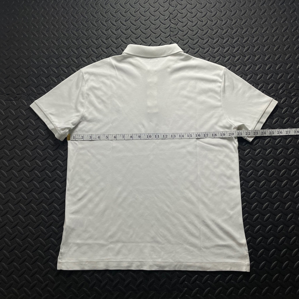 Ralph Lauren White Polo Shirt | Men’s Slim Fit L / 3615