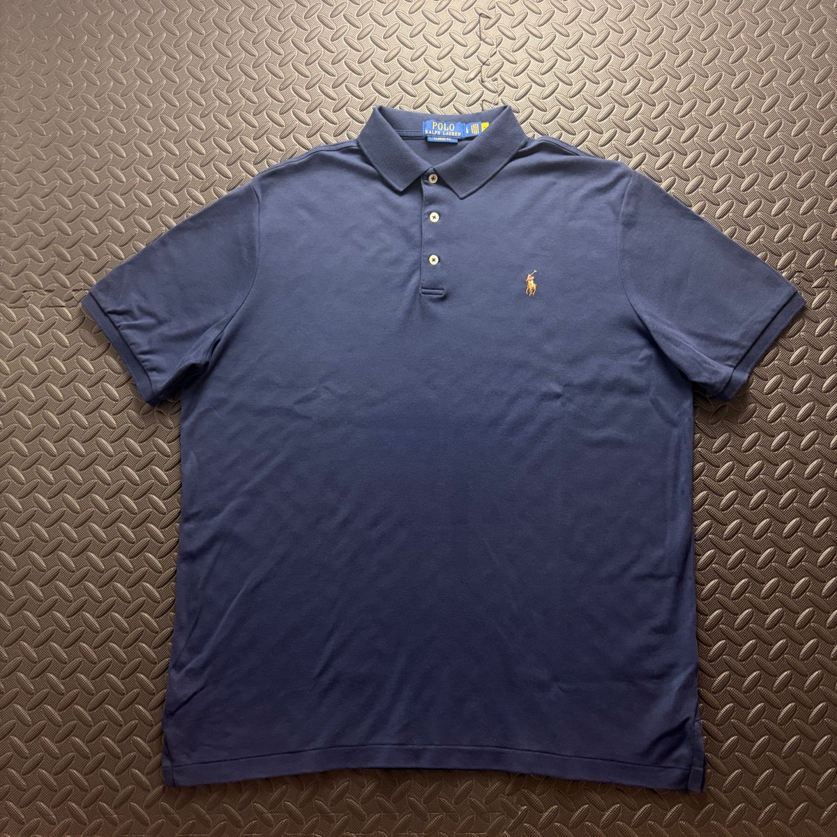 Ralph Lauren Navy Polo Shirt | Men’s Classic Fit L / 3848