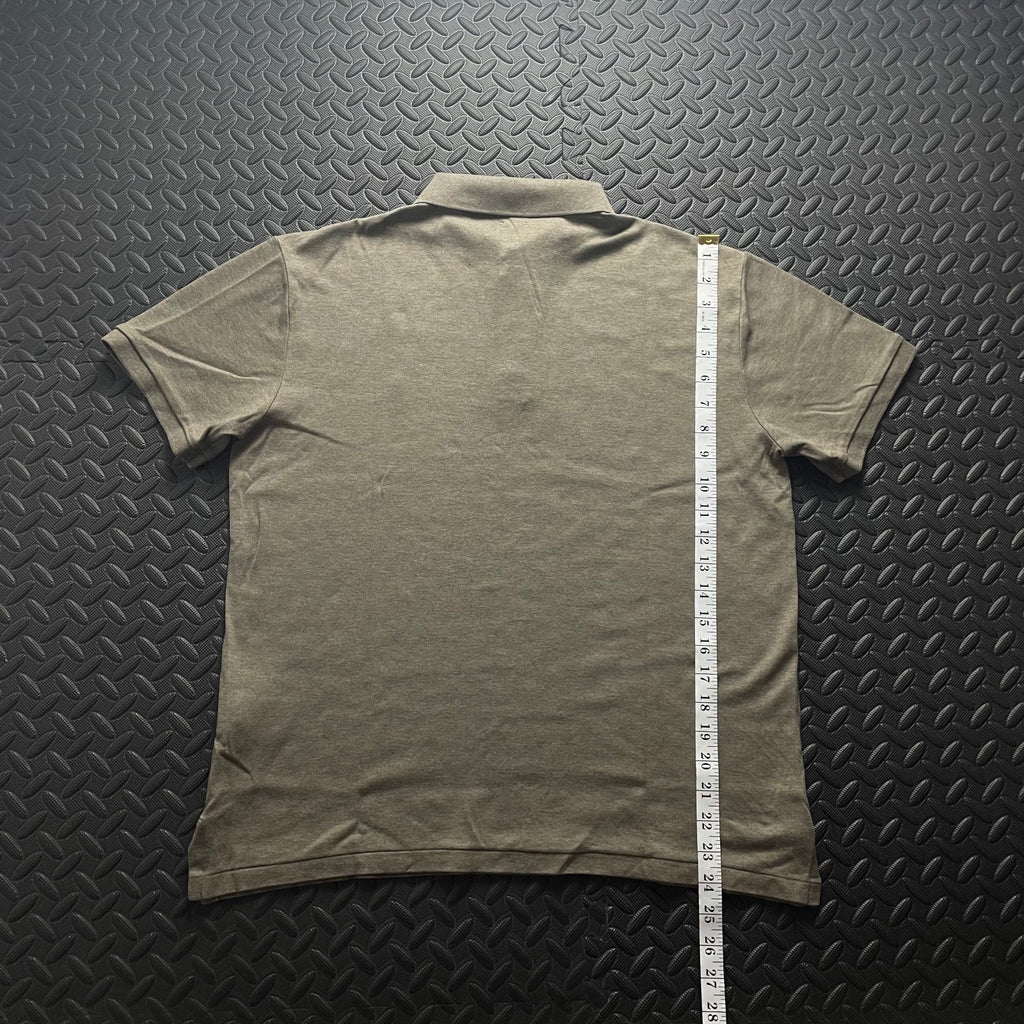 Ralph Lauren Brown Polo Shirt | Men’s Slim Fit L / 3416
