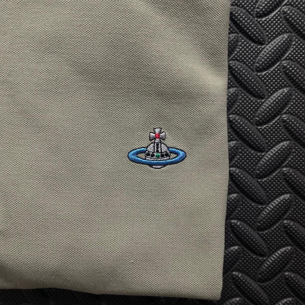 Vivienne Westwood Khaki Brown Polo Shirt | Men’s Slim Fit L / 3251