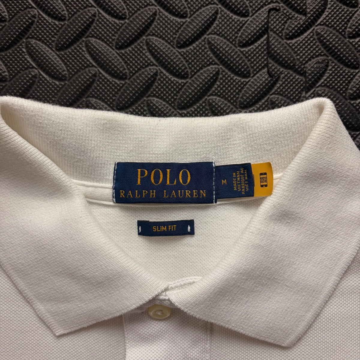 Ralph Lauren White Polo Shirt | Men’s Slim Fit M / 3836