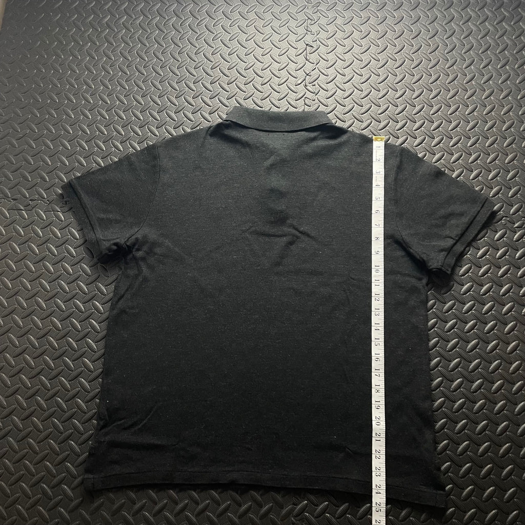 Ralph Lauren Charcoal Black Polo Shirt | Men’s Custom Slim Fit L / 3609