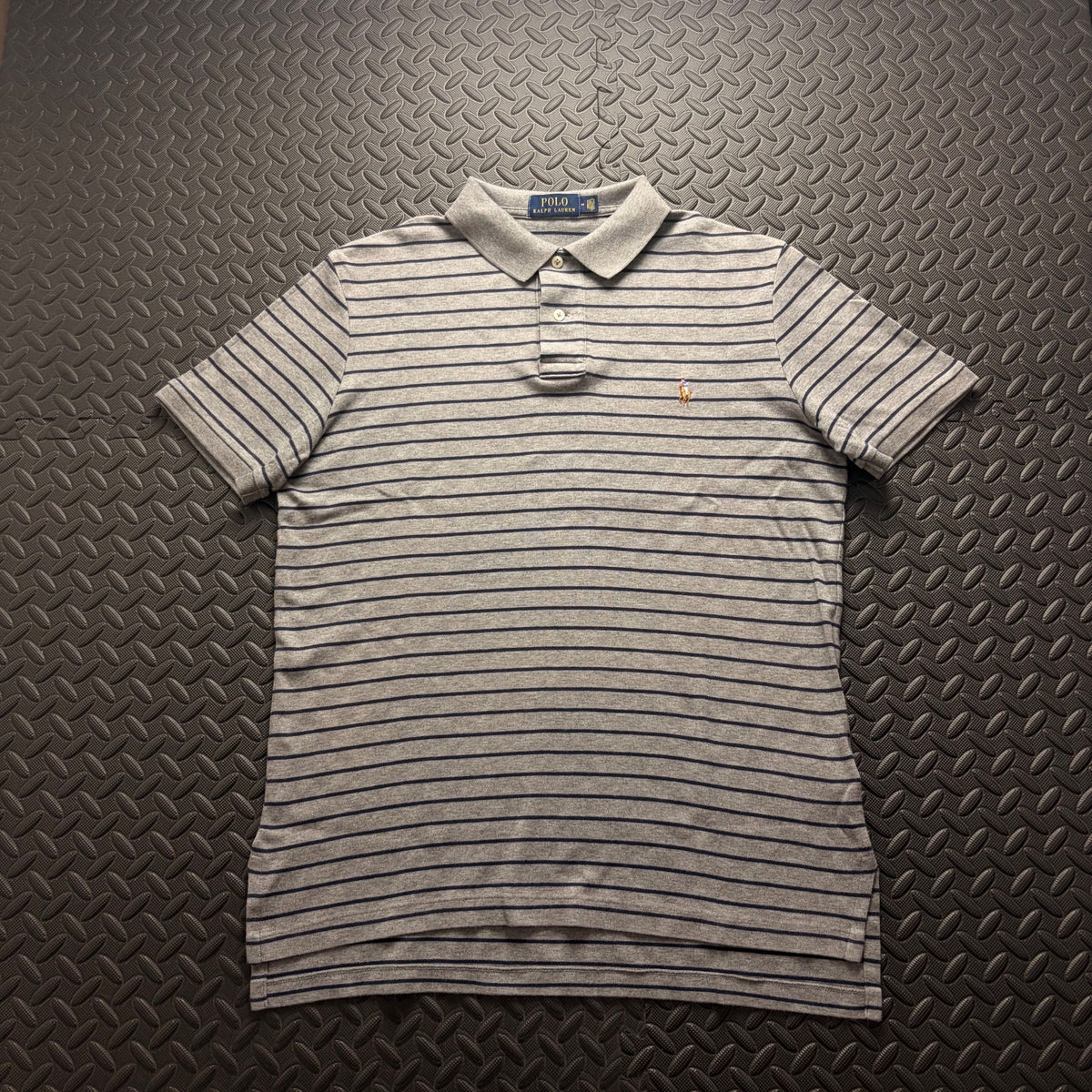 Ralph Lauren Grey Polo Shirt | Men’s Classic Fit M / 3808