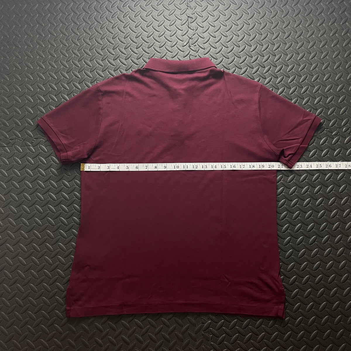 Ralph Lauren Burgundy Polo Shirt | Men’s Slim Fit L / 3474