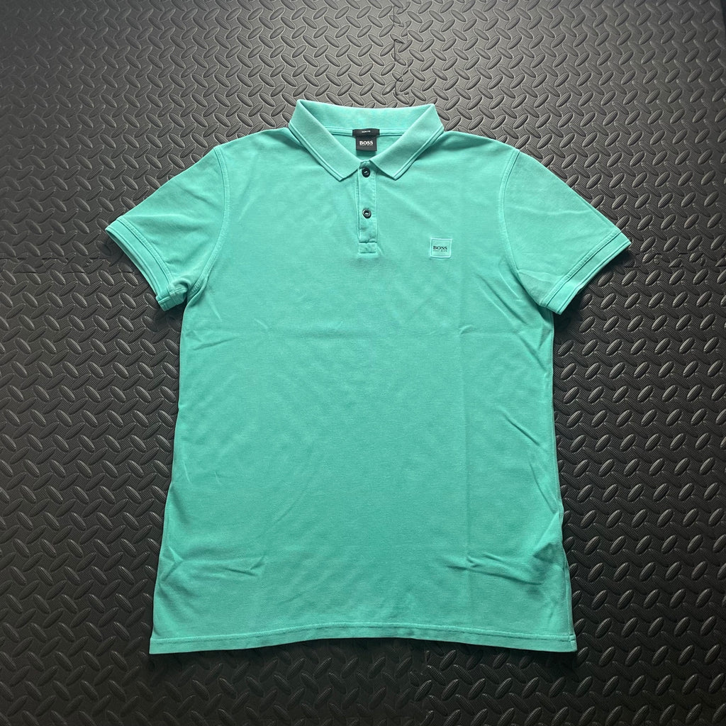 Hugo Boss Green Polo Shirt | Men’s Slim Fit L / 3409