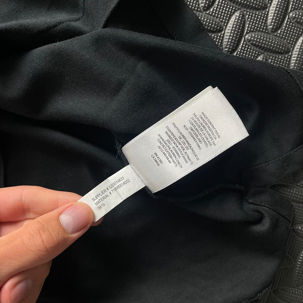 Ralph Lauren Black Polo Shirt | Men’s Slim Fit M / 3603