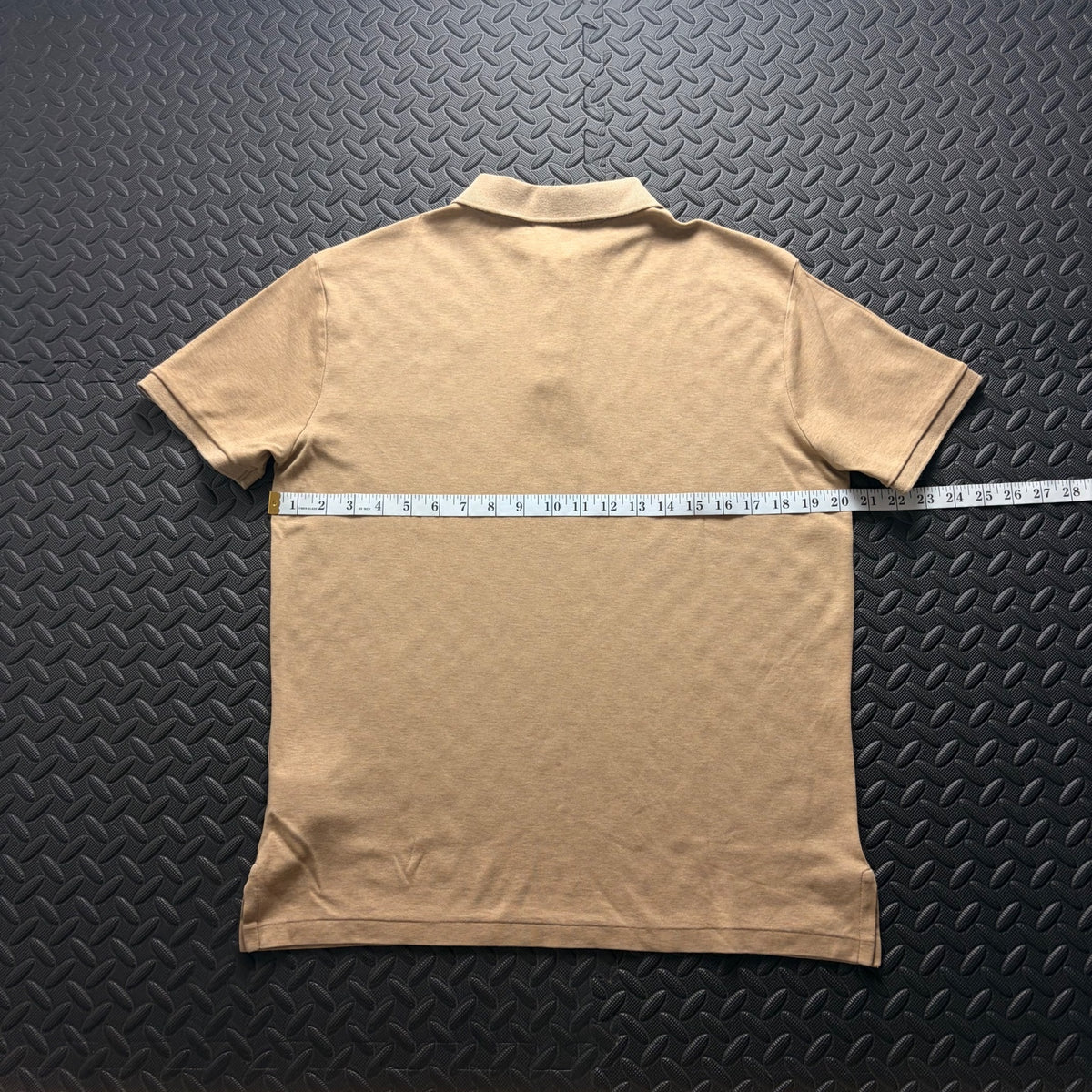Ralph Lauren Beige Polo Shirt | Men’s Custom Slim Fit M / 3833