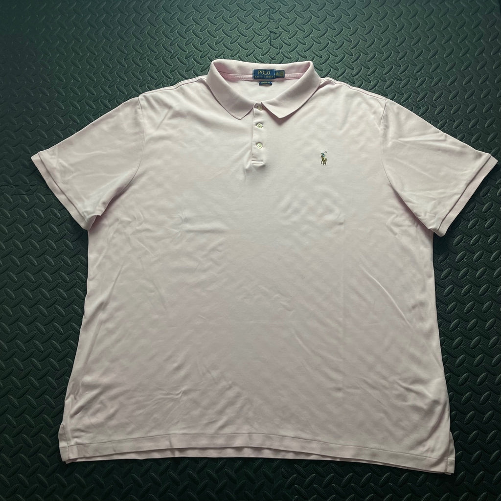 Ralph Lauren Pink Polo Shirt | Men’s Classic Fit XXL / 3746