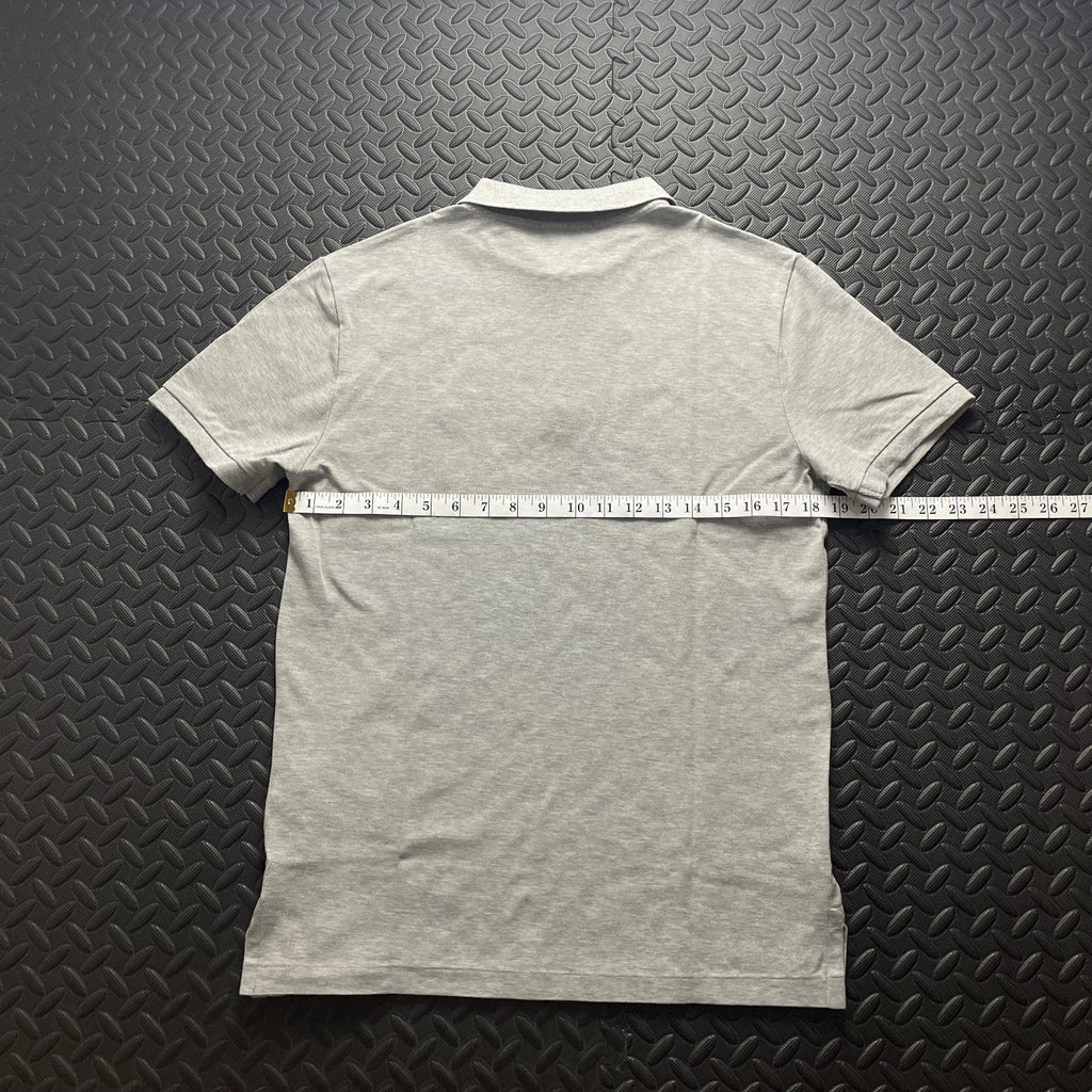 Ralph Lauren Grey 1/4 Zip Polo Shirt | Men’s Custom Slim Fit S / 3664
