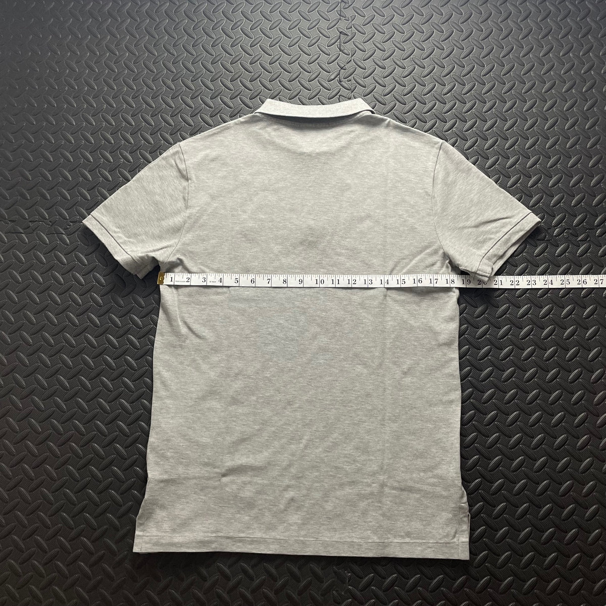 Ralph Lauren Grey 1/4 Zip Polo Shirt | Men’s Custom Slim Fit S / 3664