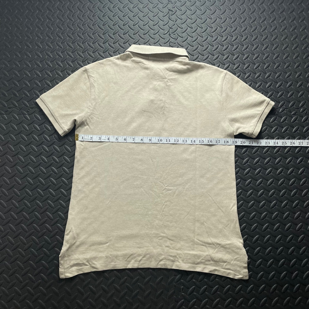 Ralph Lauren Cream Polo Shirt | Men’s Slim Fit M / 3412