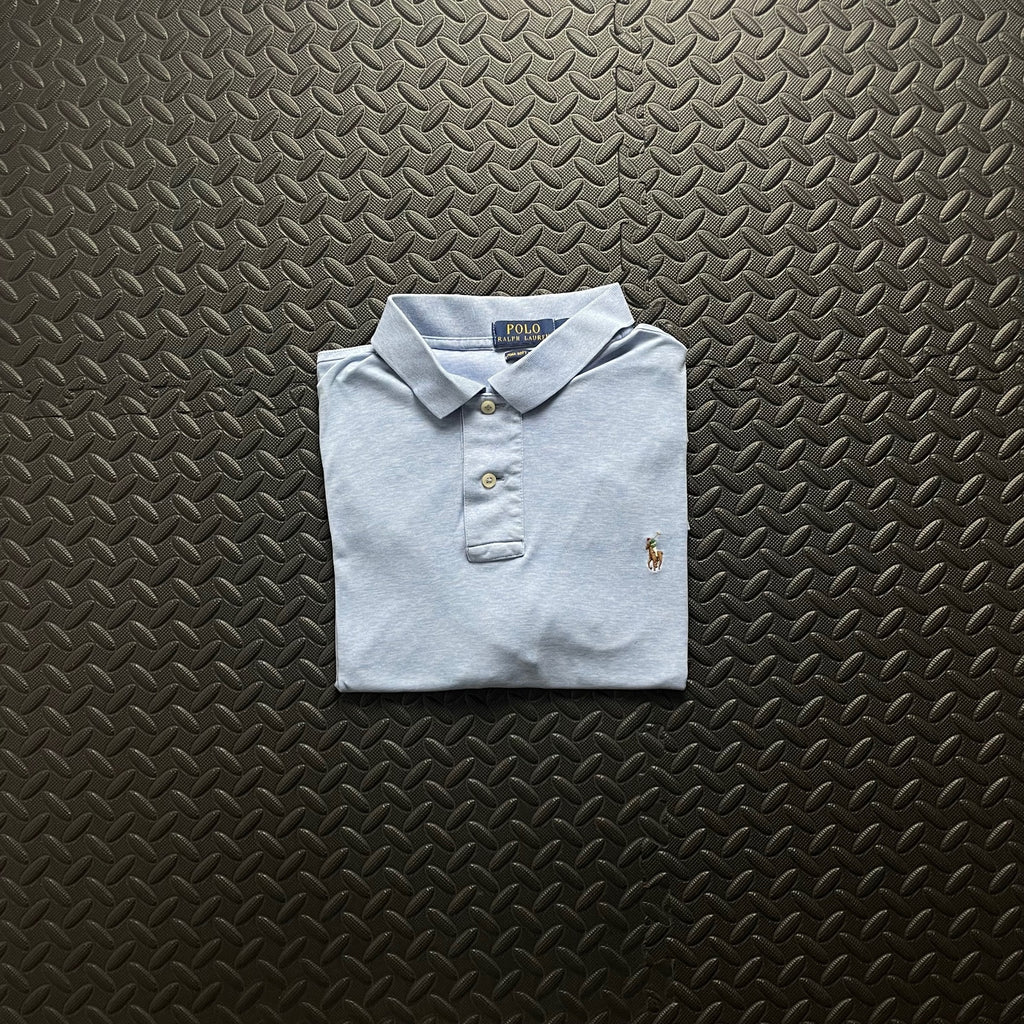 Ralph Lauren Light Blue Polo Shirt | Men’s Classic Fit M / 3605