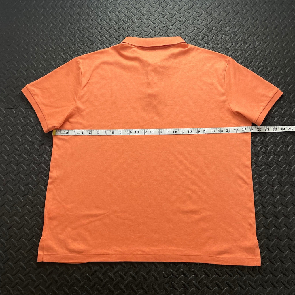 Ralph Lauren Orange Polo Shirt | Men’s Slim Fit XXL / 3718