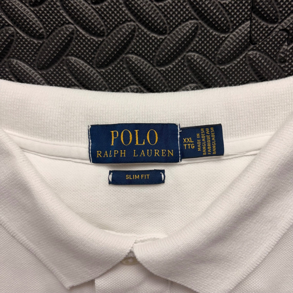 Ralph Lauren White Polo Shirt | Men’s Slim Fit XXL / 3821