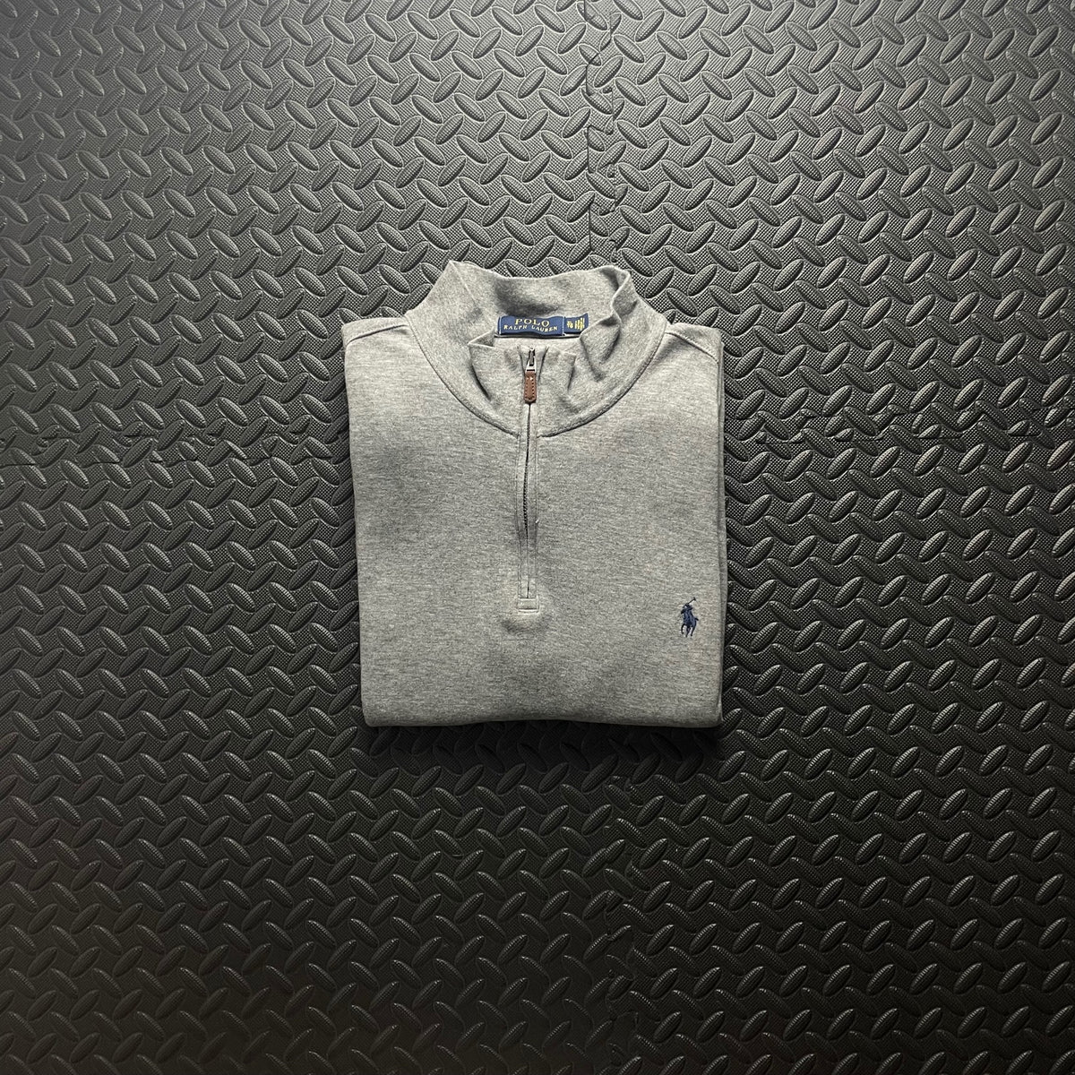 Ralph Lauren Grey 1/4 Zip Jumper | Mens Classic Fit XL / 3788