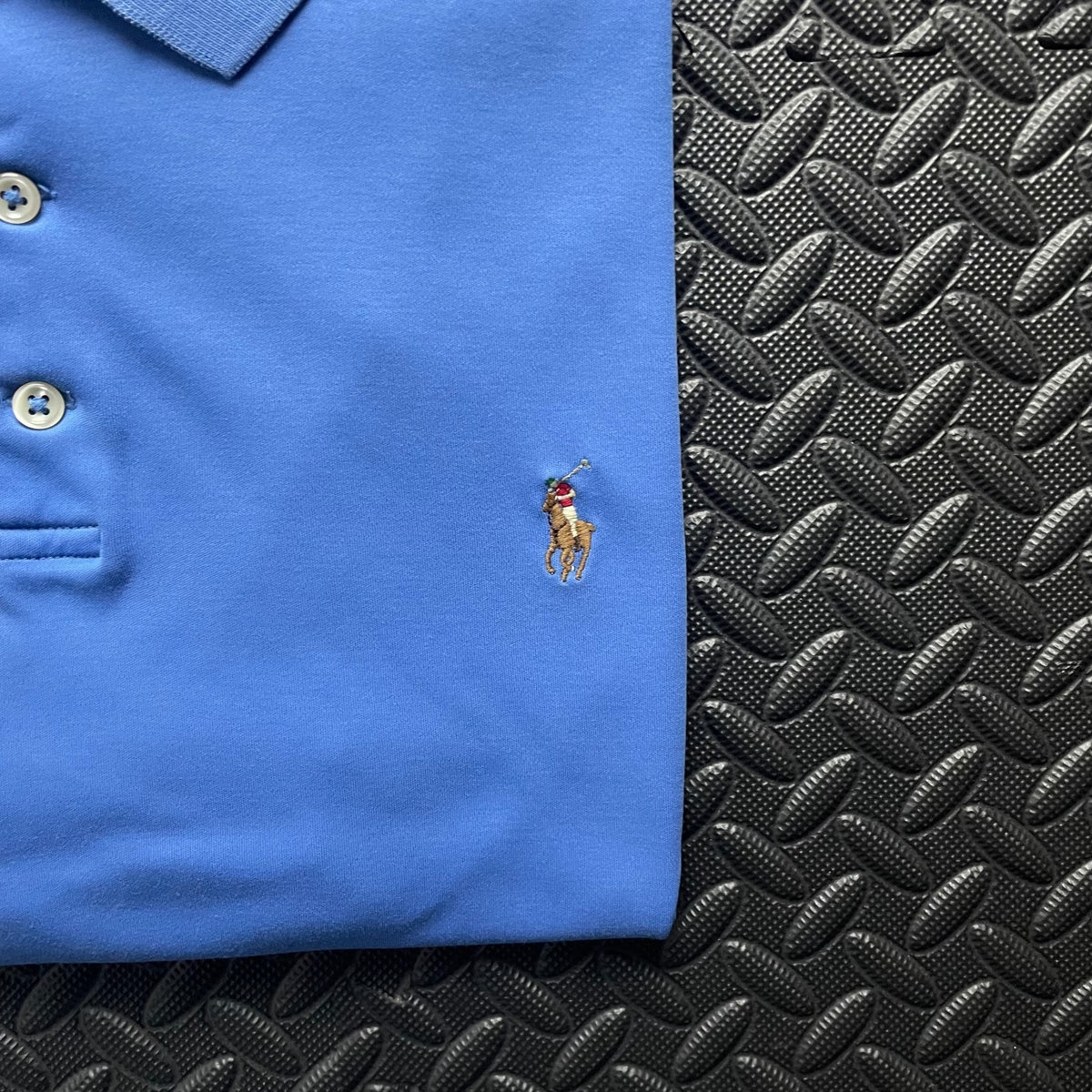 Ralph Lauren Blue Polo Shirt | Men’s Slim Fit XL / 3796