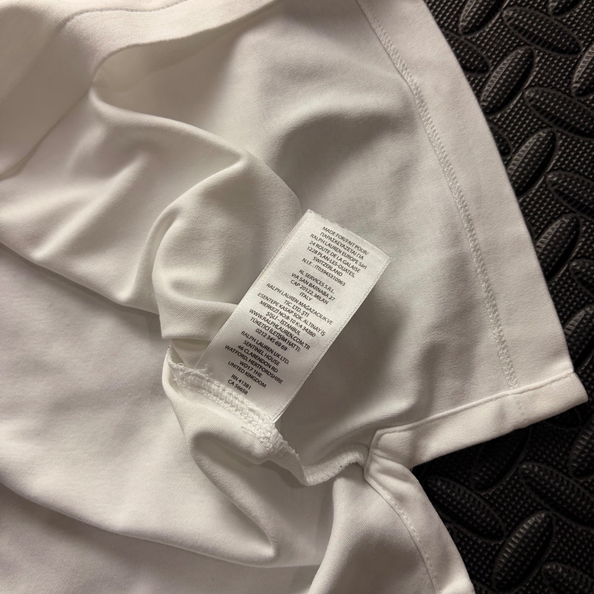 Ralph Lauren White Polo Shirt | Men’s Custom Slim Fit XXL / 3819