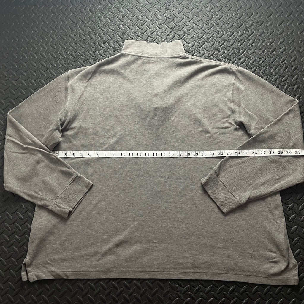 Ralph Lauren Grey 1/4 Zip Jumper | Mens Classic Fit XL / 3737