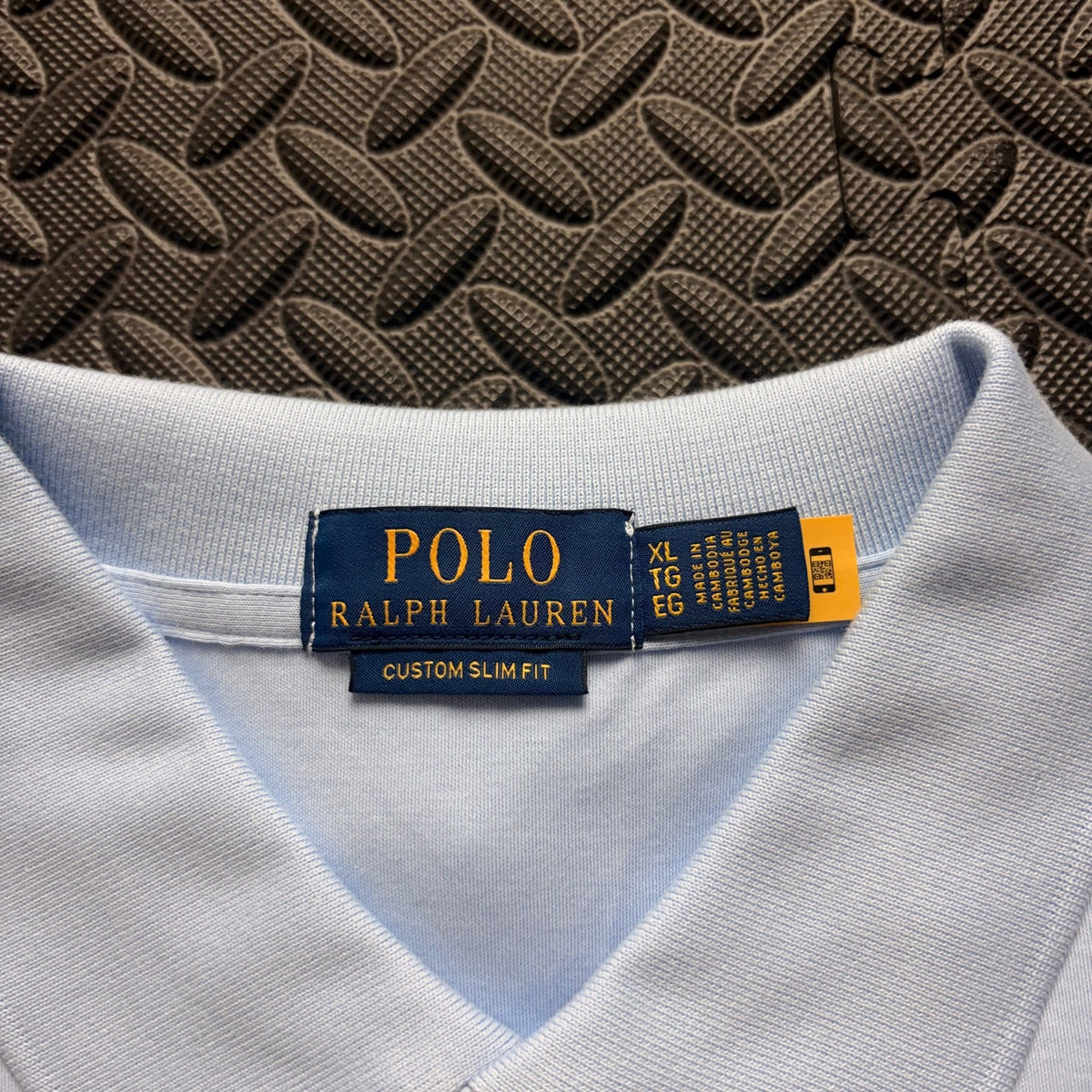 Ralph Lauren Light Blue Polo Shirt | Men’s Custom Slim Fit XL / 3811
