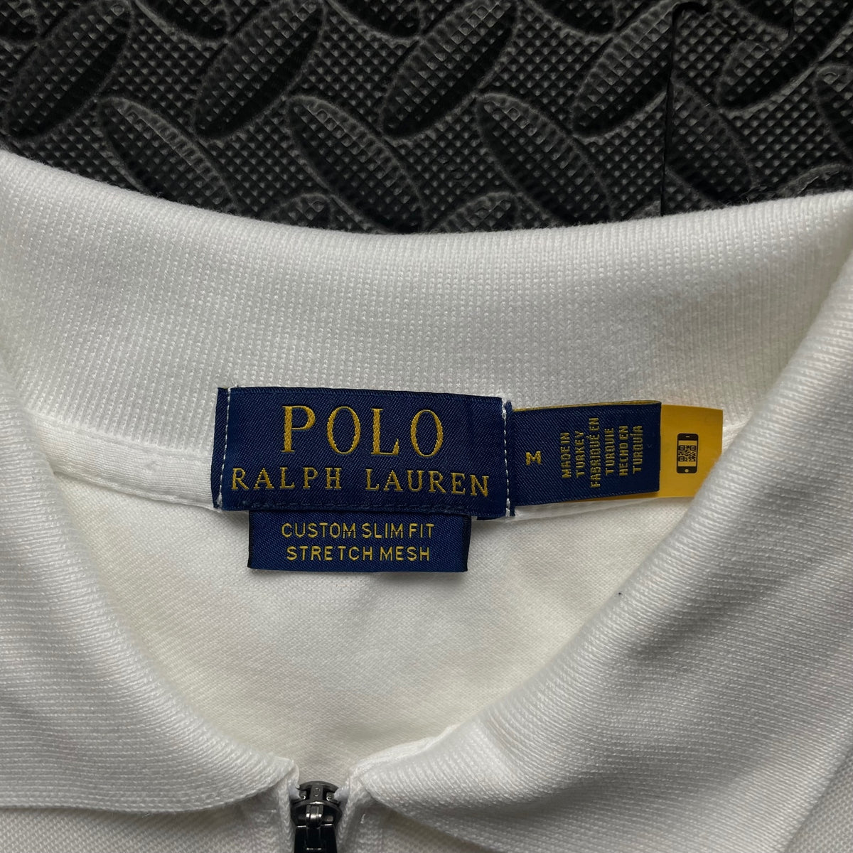 Ralph Lauren White 1/4 Zip Polo Shirt | Men’s Custom Slim Fit M / 3610