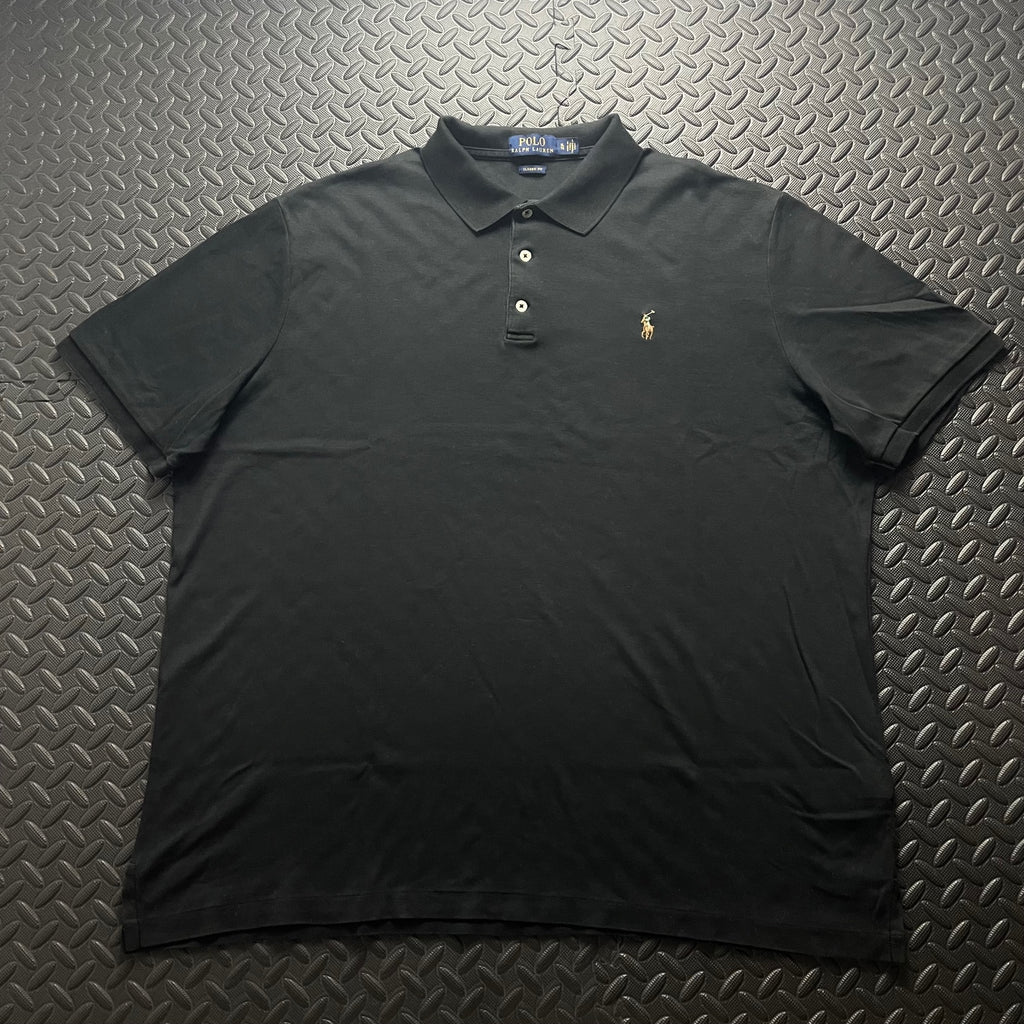 Ralph Lauren Black Polo Shirt | Men’s Classic Fit XL