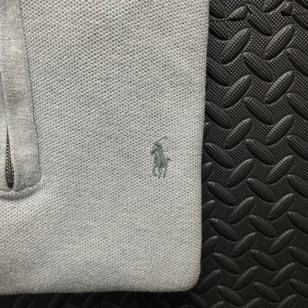 Ralph Lauren Grey 1/4 Zip Jumper | Mens Classic Fit M / 3731