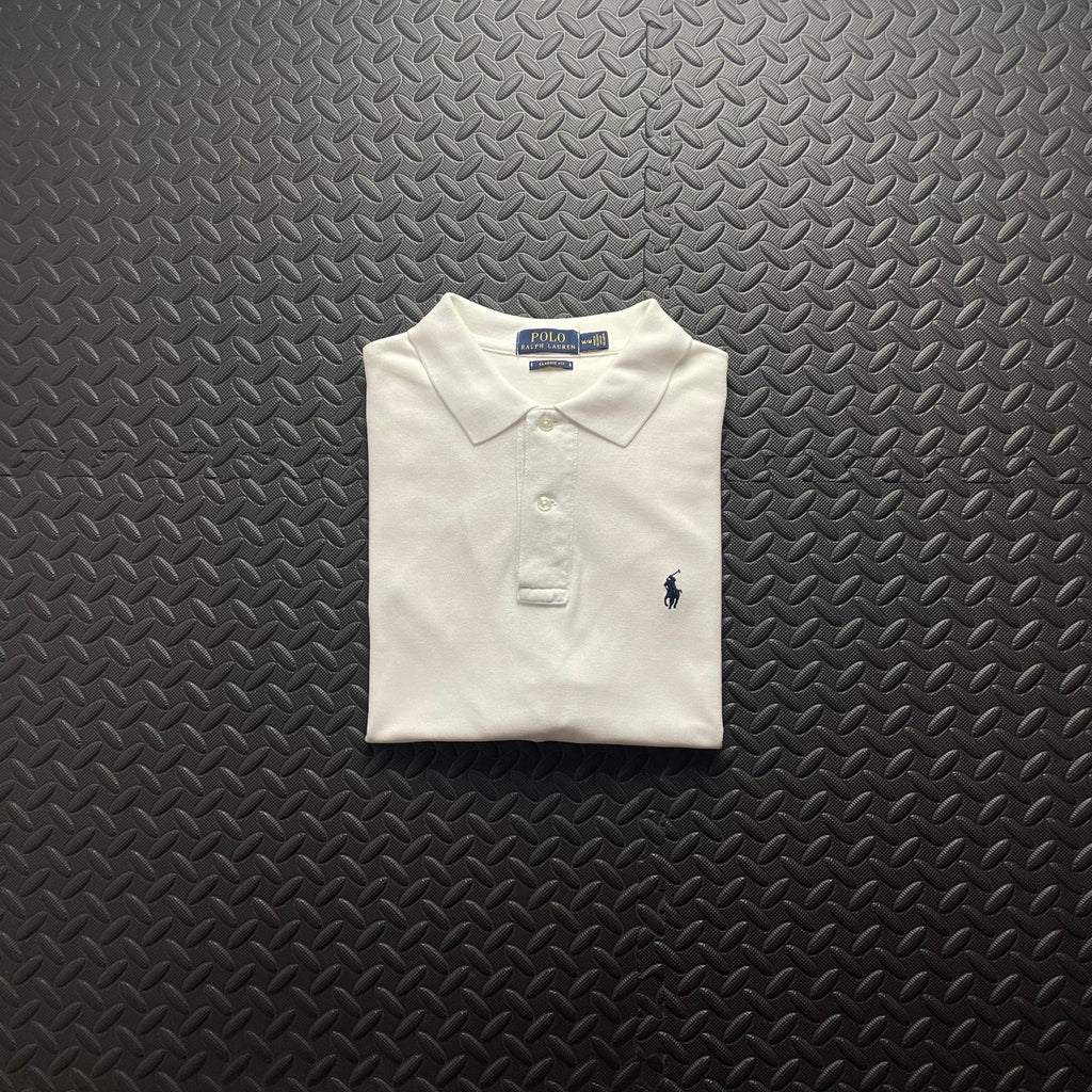 Ralph Lauren White Polo Shirt | Men’s Classic Fit M / 3645