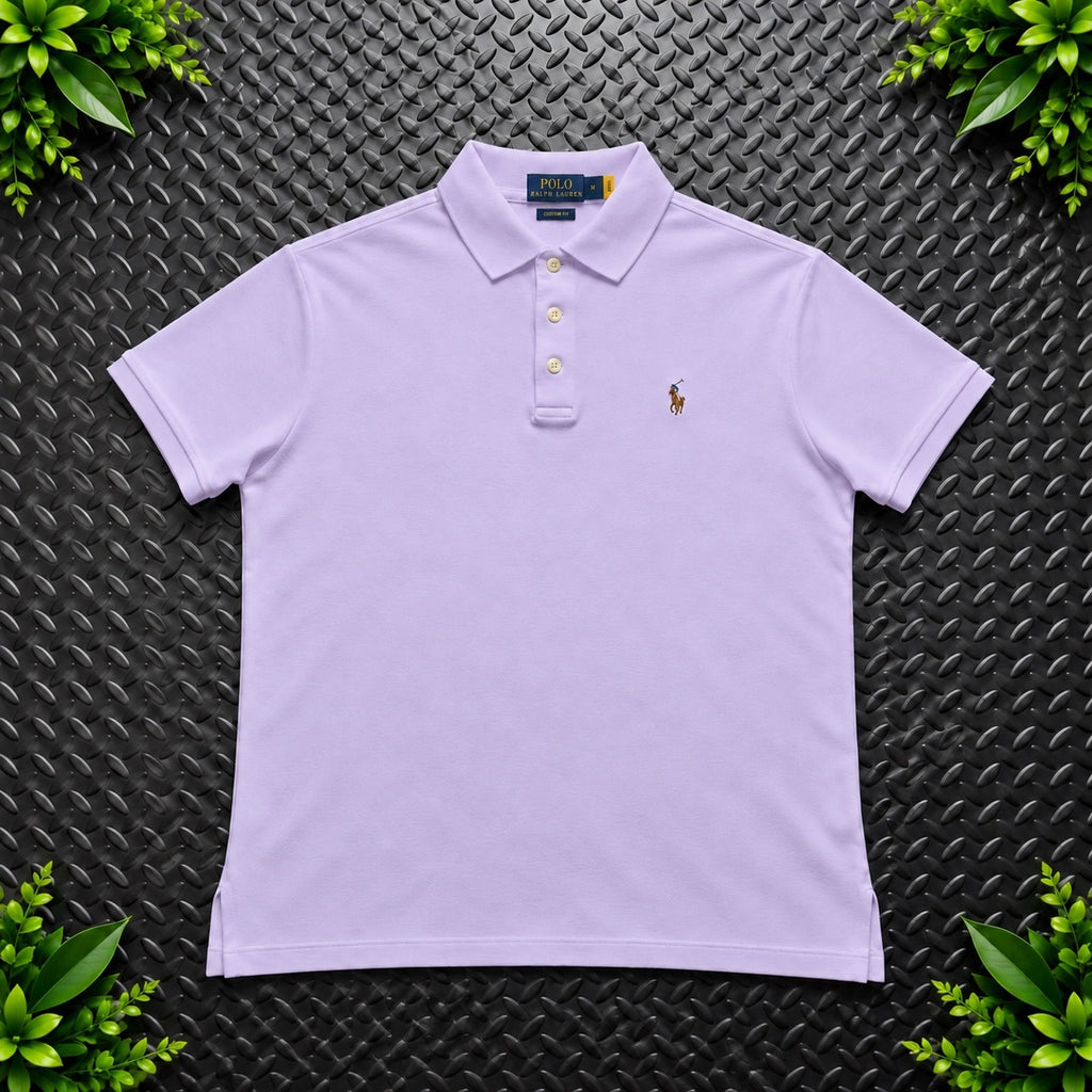 Ralph Lauren Lilac Polo Shirt | Men’s Custom Slim Fit M / 3630