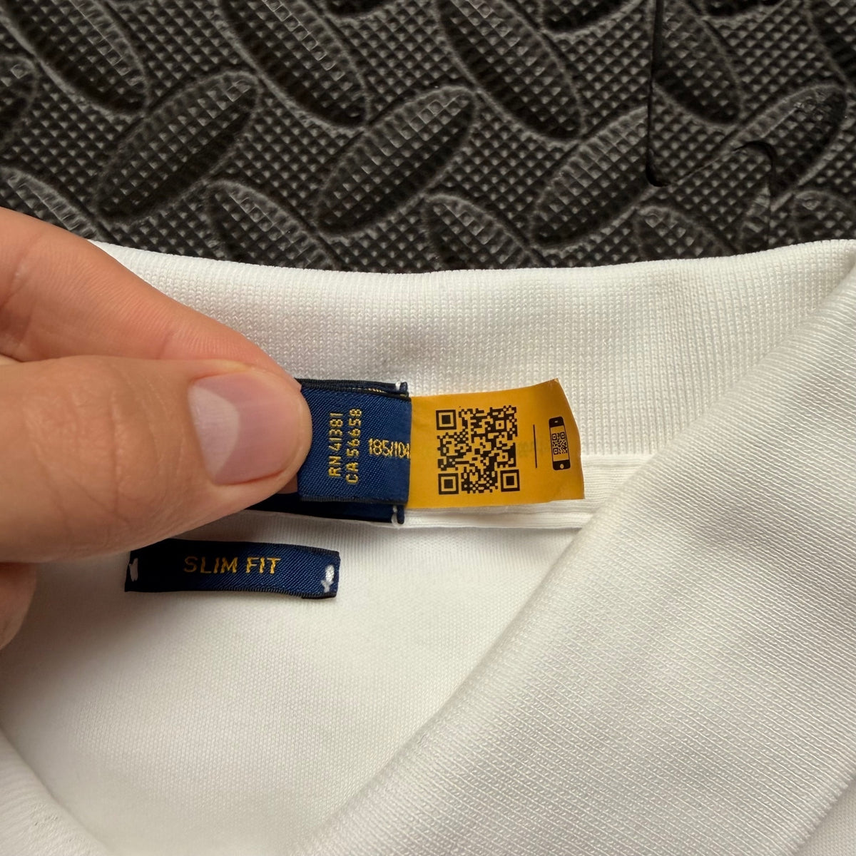Ralph Lauren White Polo Shirt | Men’s Slim Fit XL / 3816