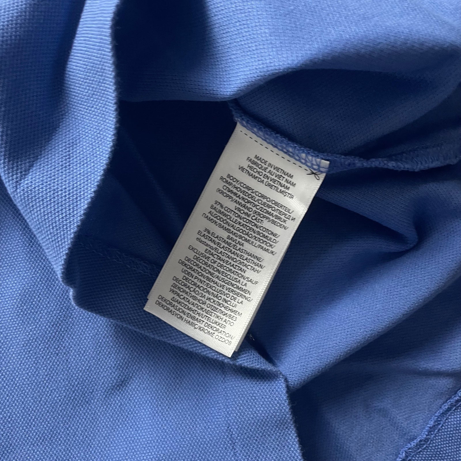 Ralph Lauren Blue Polo Shirt | Men’s Slim Fit S / 3403