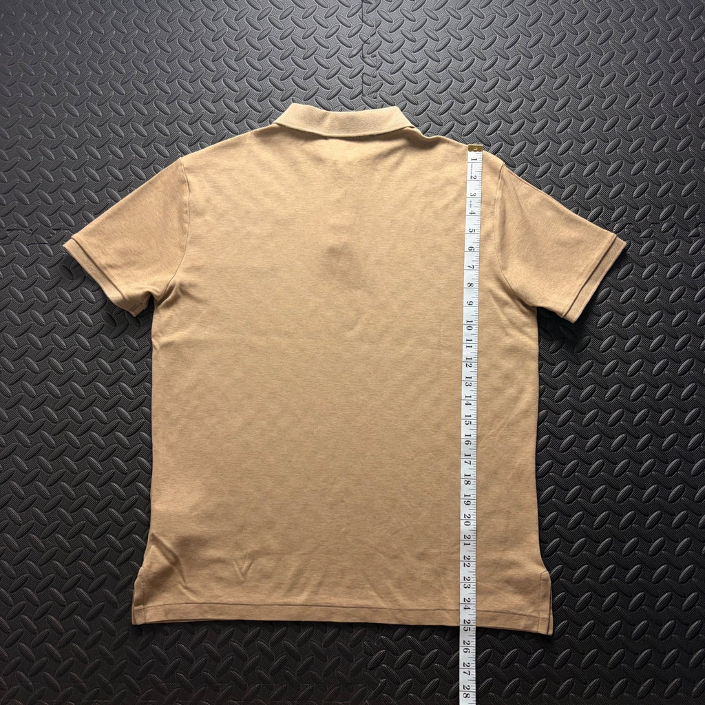 Ralph Lauren Beige Polo Shirt | Men’s Custom Slim Fit M / 3833