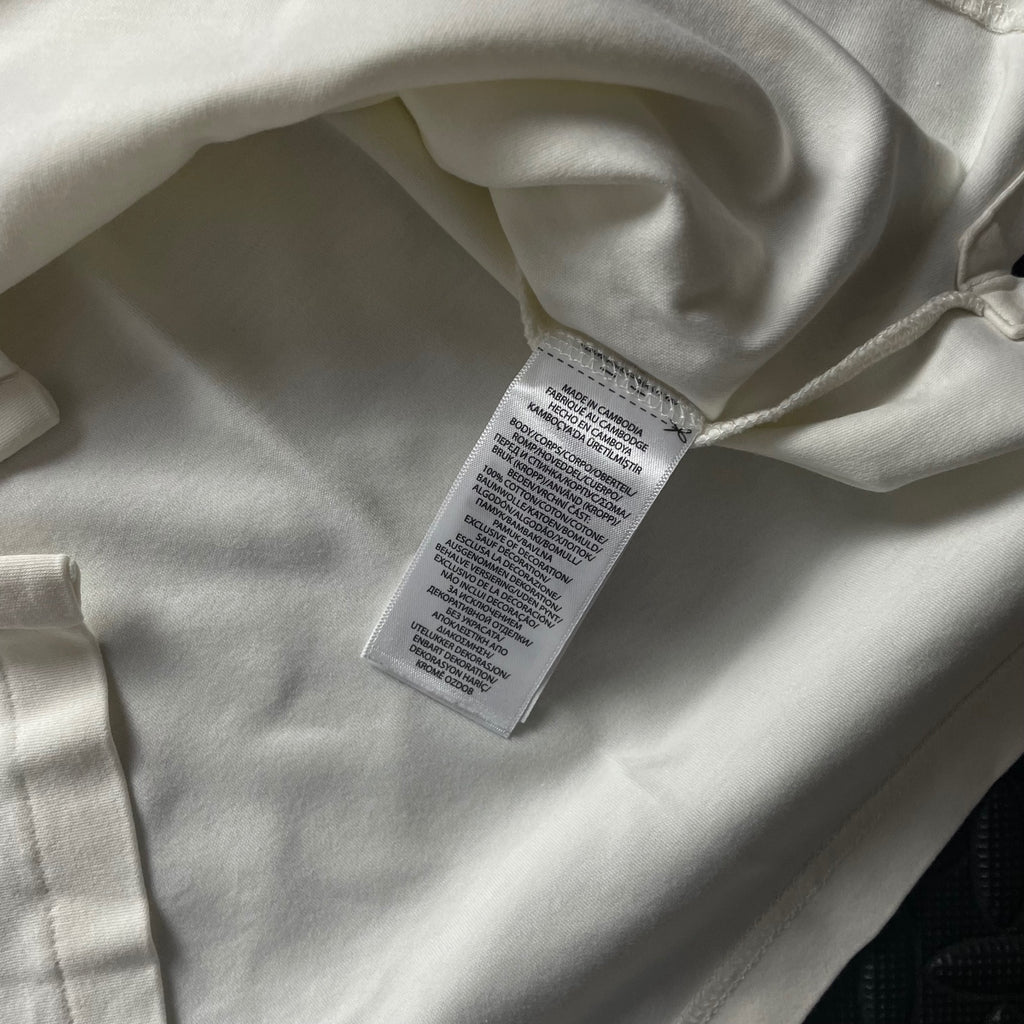 Ralph Lauren Cream White Polo Shirt | Men’s Slim Fit L / 3560