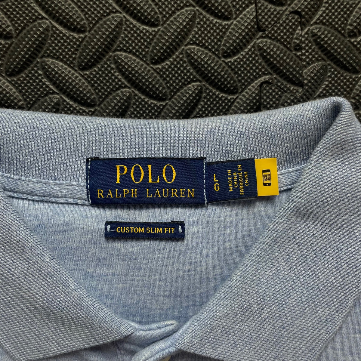 Ralph Lauren Light Blue Polo Shirt | Men’s Custom Slim Fit L / 3622