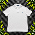 Ralph Lauren White Polo Shirt | Men’s Slim Fit M / 3839