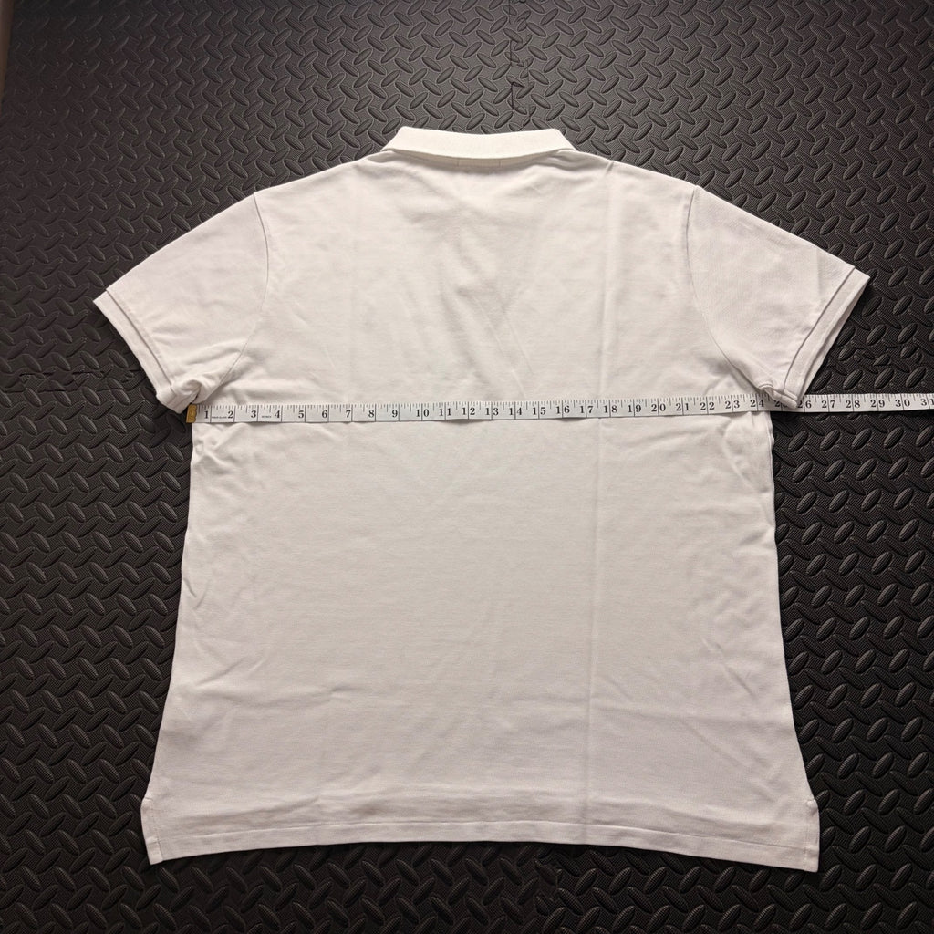 Ralph Lauren White Polo Shirt | Men’s Slim Fit XXL / 3821
