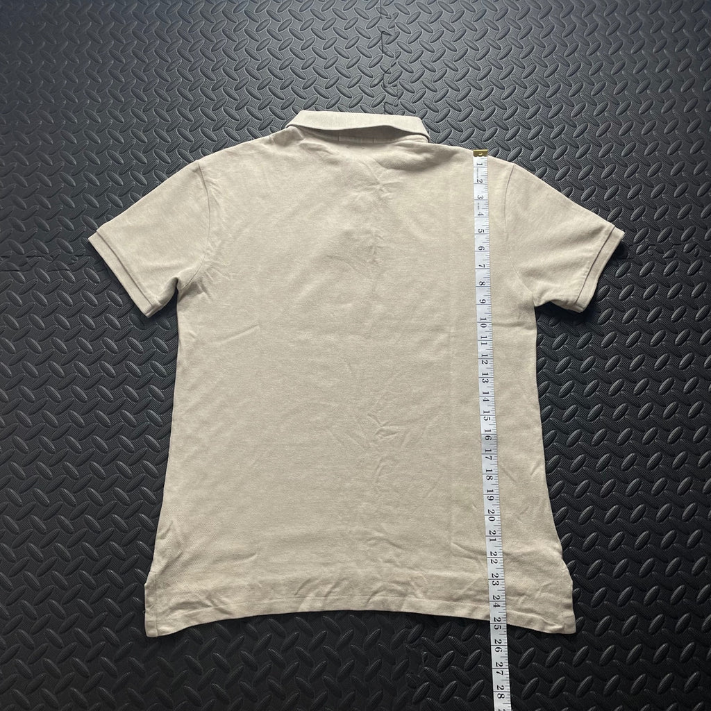 Ralph Lauren Cream Polo Shirt | Men’s Slim Fit M / 3412