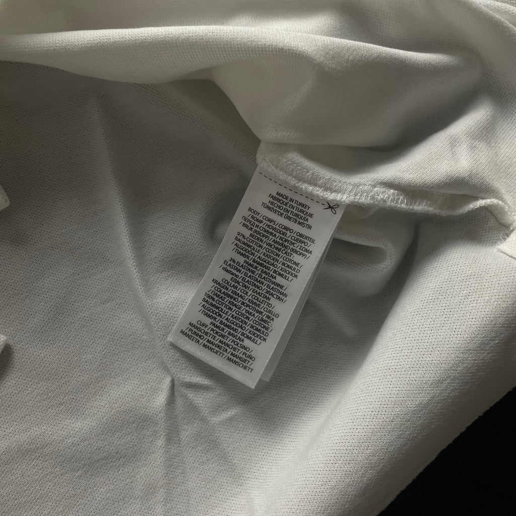 Ralph Lauren White 1/4 Zip Polo Shirt | Men’s Custom Slim Fit M / 3610