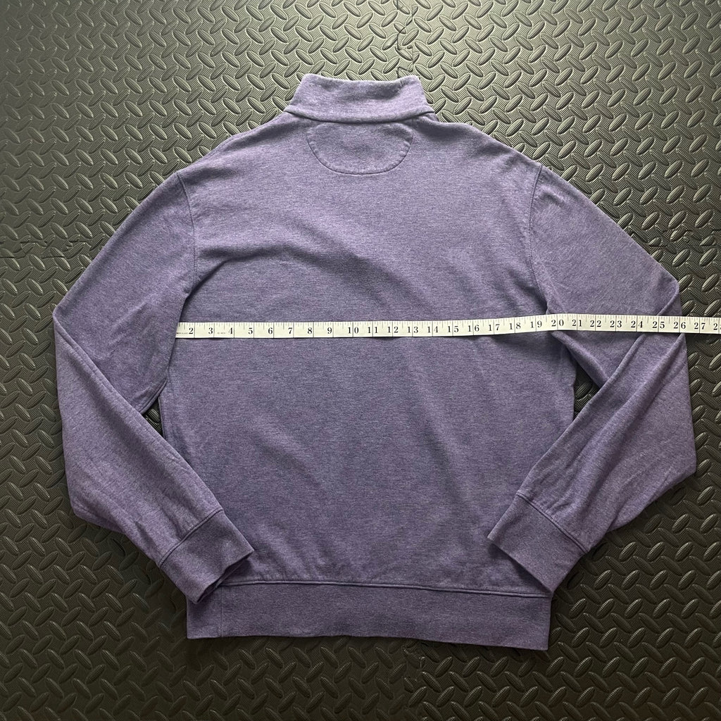 Ralph Lauren Lilac Purple 1/4 Zip Jumper | Men’s Classic Fit S / 3771