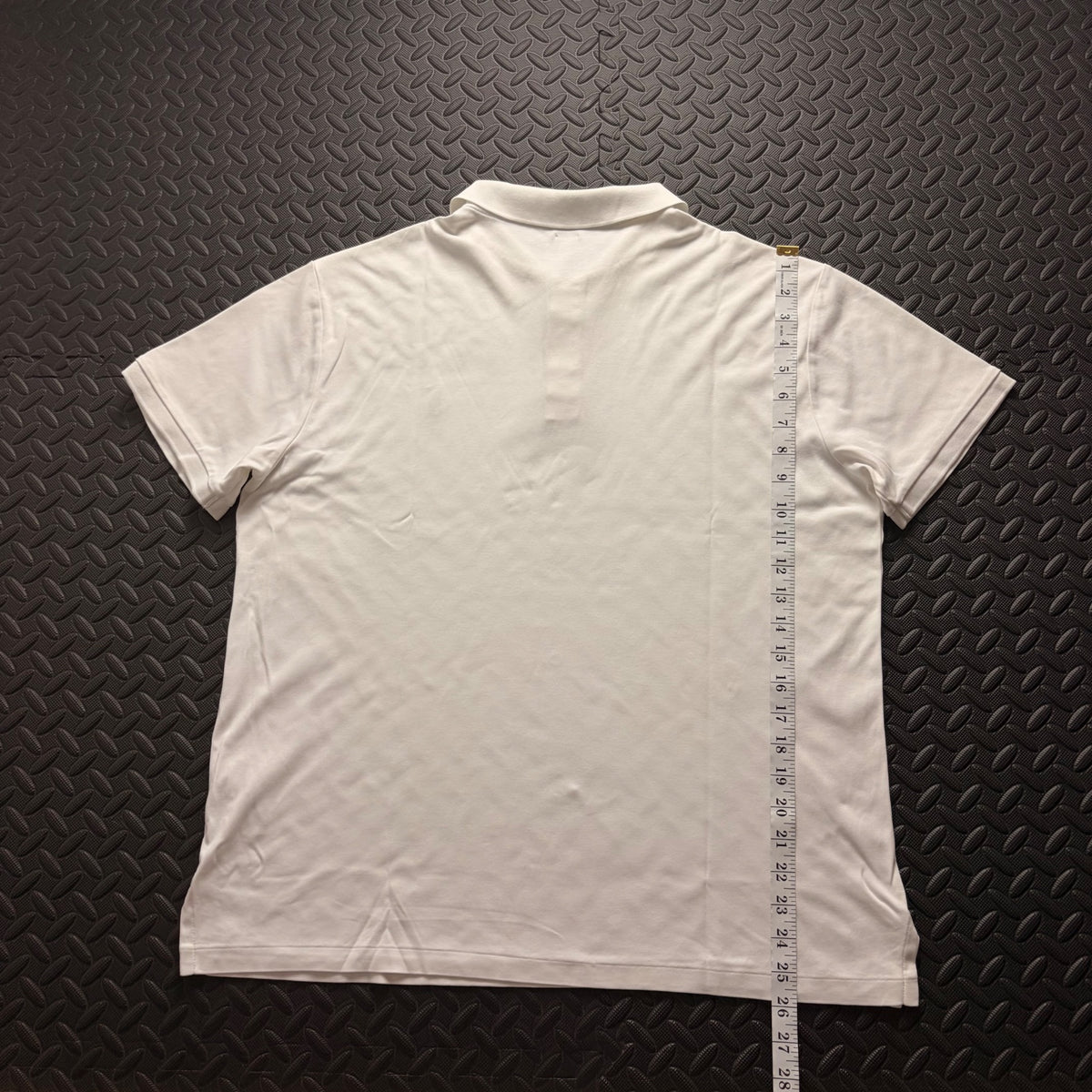 Ralph Lauren White Polo Shirt | Men’s Slim Fit XL / 3831