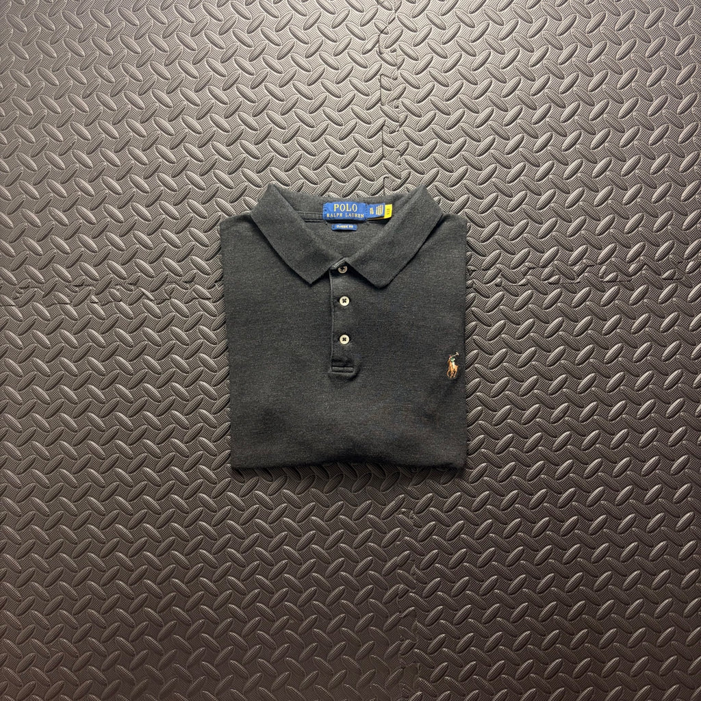 Ralph Lauren Grey Polo Shirt | Men’s Classic Fit XL / 3846
