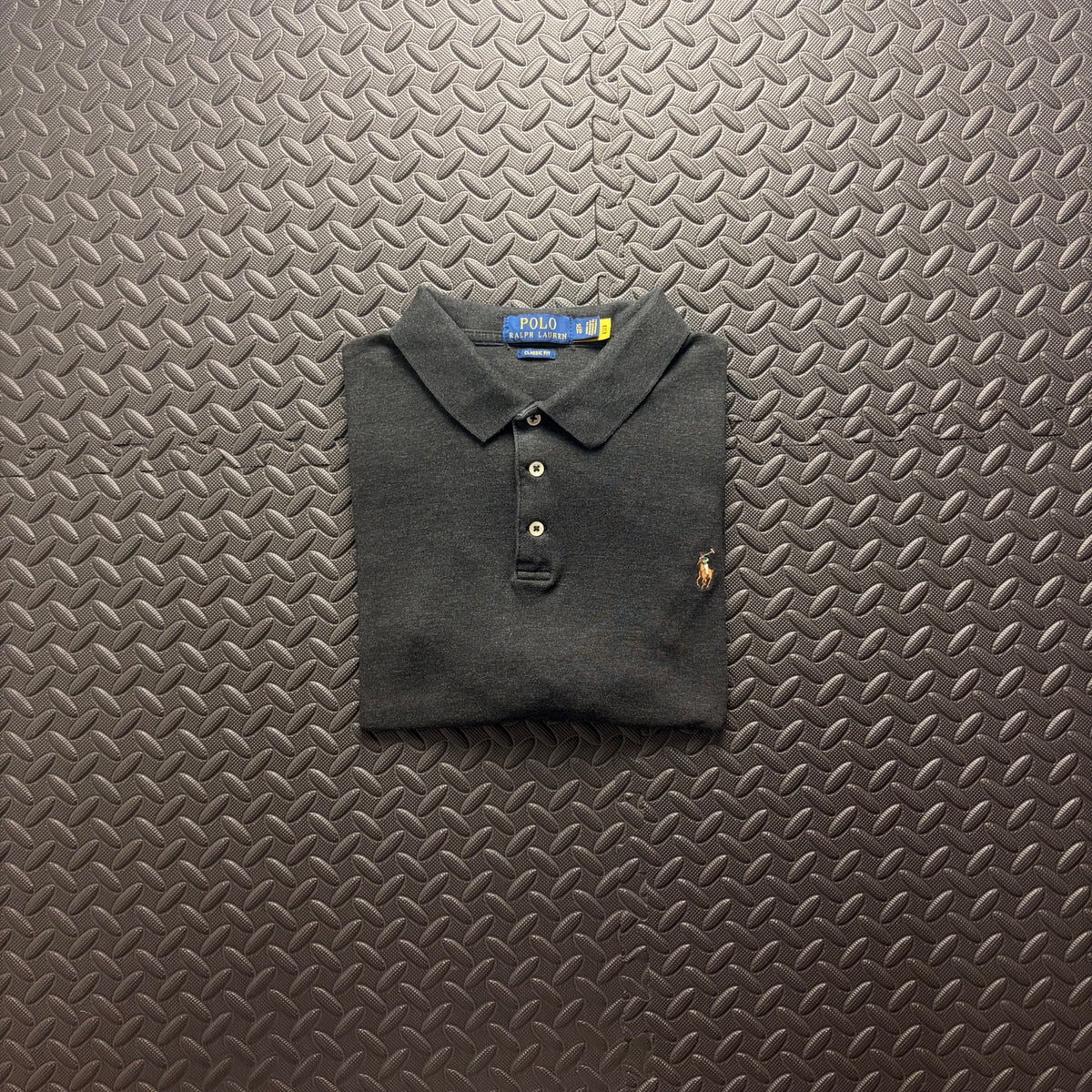 Ralph Lauren Grey Polo Shirt | Men’s Classic Fit XL / 3846