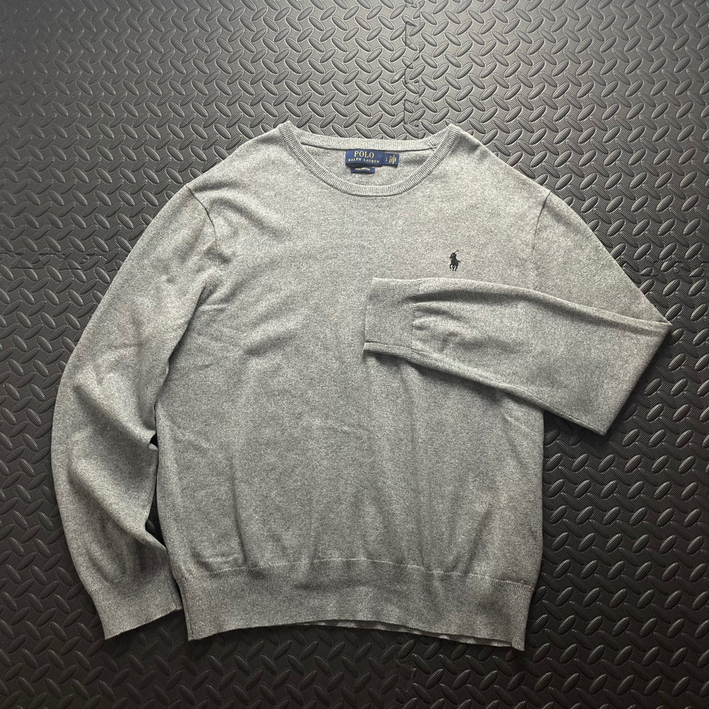 Ralph Lauren Grey Crewneck Jumper | Men’s Classic Fit L / 3781