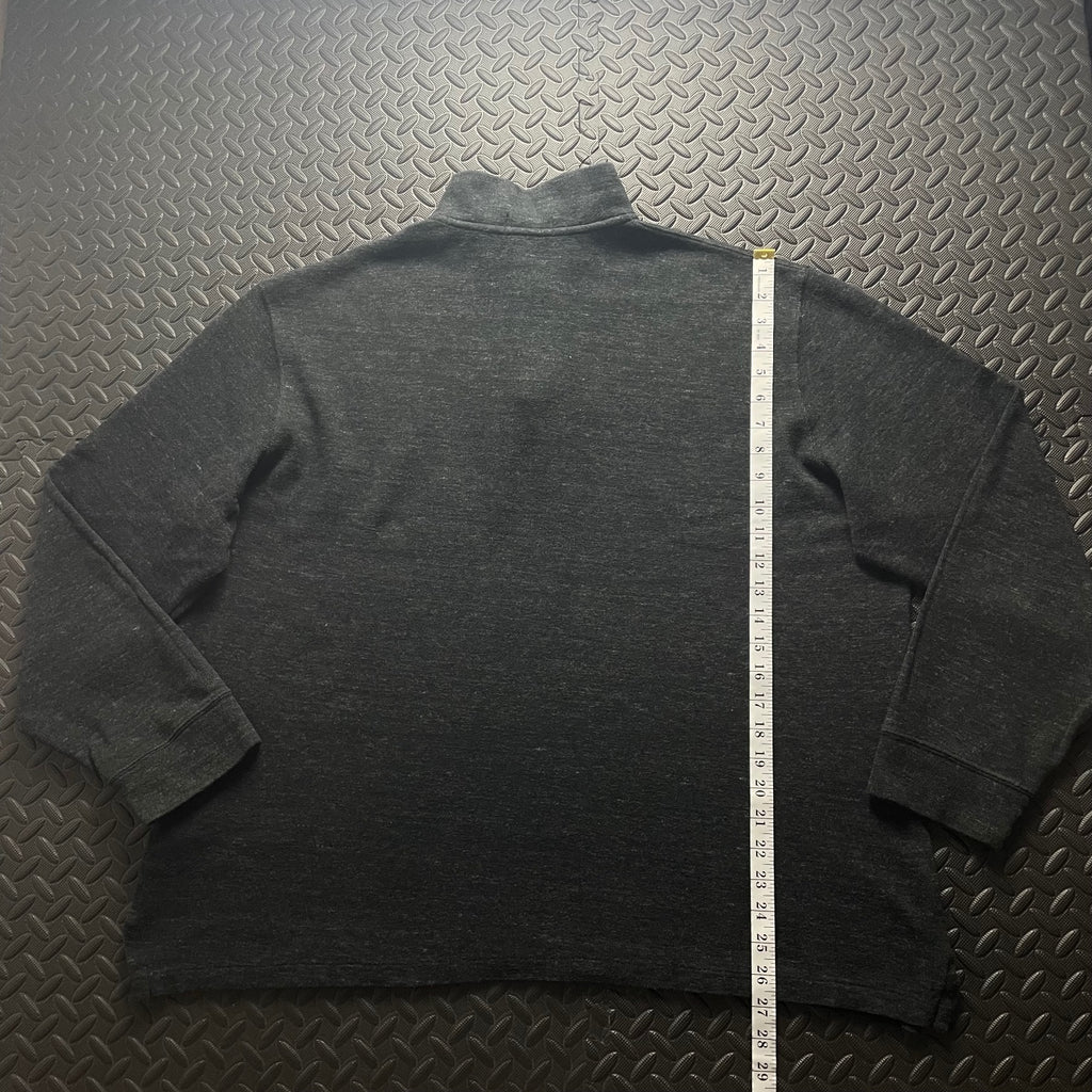 Ralph Lauren Charcoal Grey 1/4 Zip Jumper | Men’s Classic Fit XL / 3789